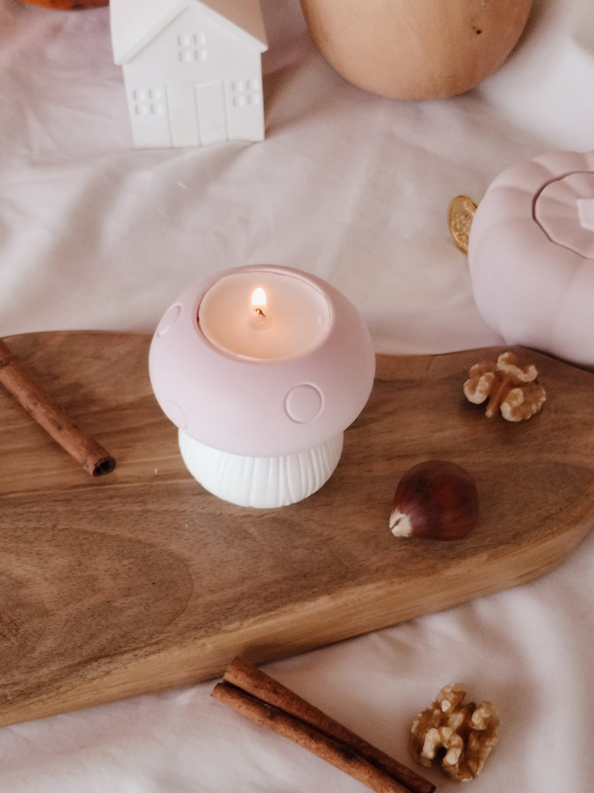 Cogumelo - Para velas de chá